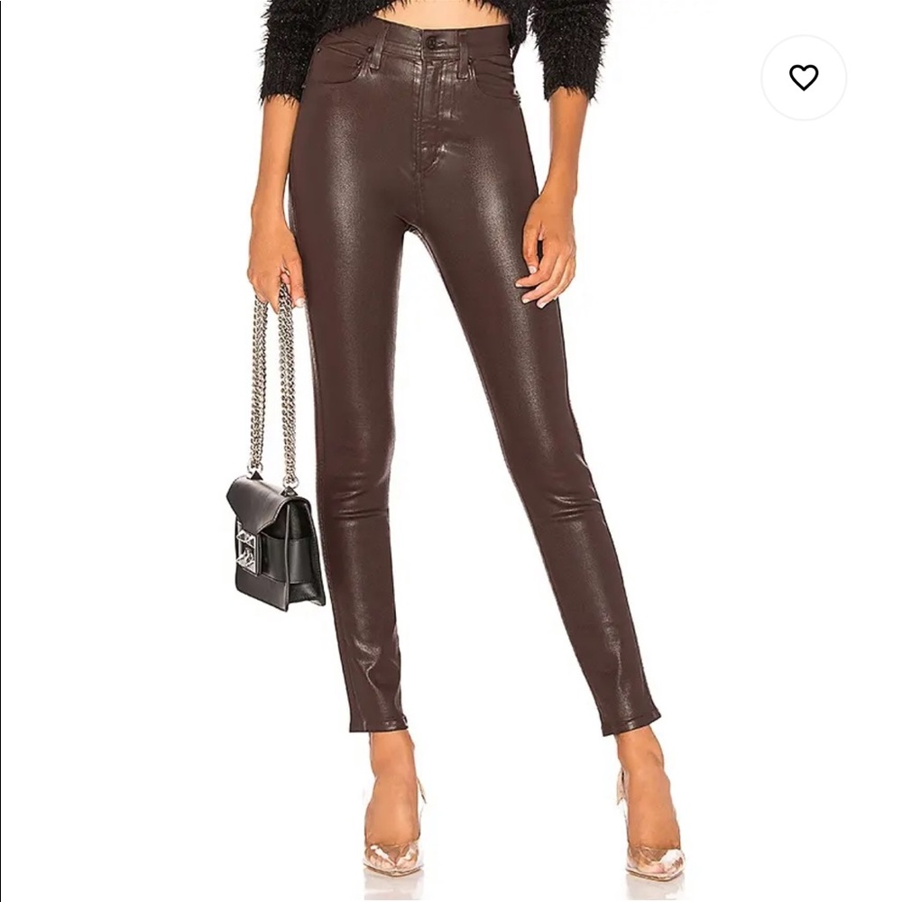 AGOLDE Aubergine Roxanne Hi Rise Skinny